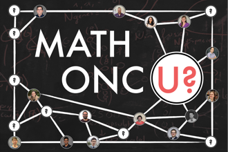 Cover art of the math onco newsletter issue 327